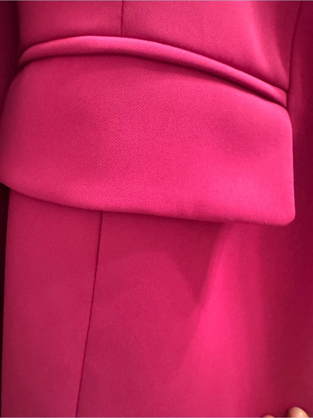 Naked Wardrobe Pur-Suit Me Oversized Blazer Fuchsia Pink Size S NWOT - Picture 6 of 10